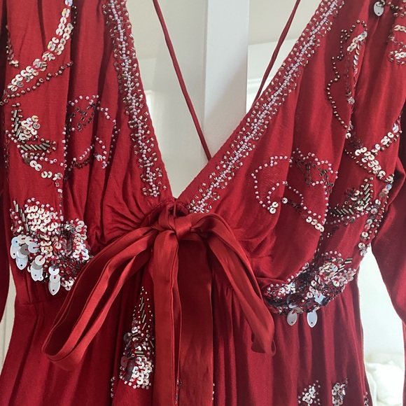 Free People Beaded Blouse - Picture 2 of 5